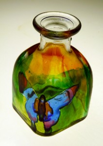 bottiglie dipinte pittura su vetro pittura vetro pittura bottiglie bottle painting pittura a freddo su vetro colori per vetro bottiglie dipinte (44)              